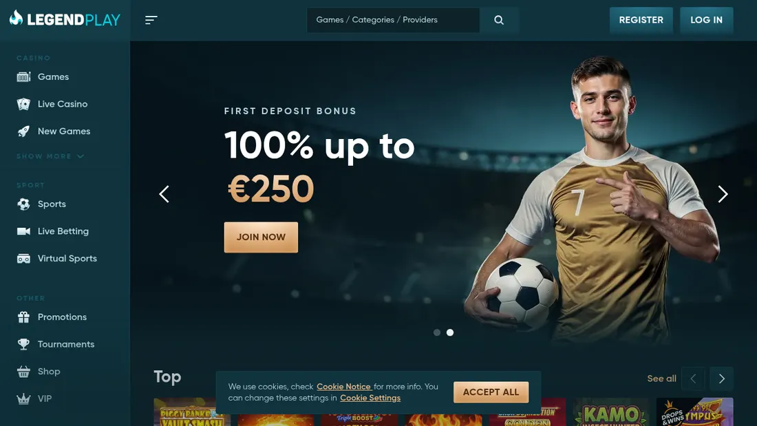 Legendplay: javno dostupno casino predvorje